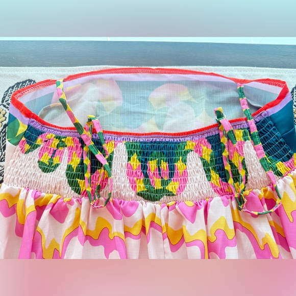 Women Spaghetti Strap colorful Maxi Dress A Line Swing L - Picture 9 of 13